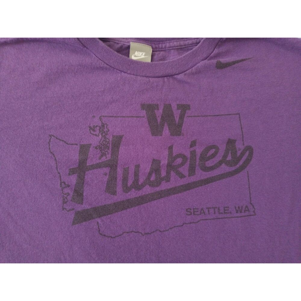 Nike University of Washington Huskies Purple T-shirt Women's Extra Large UDUB UW
